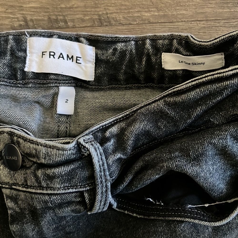 Frame Denim Womens  Le One Hughes Skinny Jeans - Picture 5 of 6